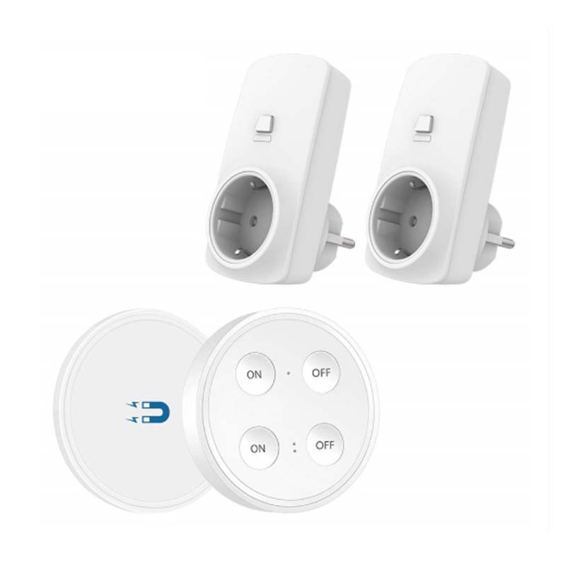 Draadloze stopcontact schakelaars Complete Set met draadloze wandbediening
