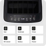 Slimme Luchtontvochtiger Compact Wifi 100 m³ per uur 12 Liter per dag