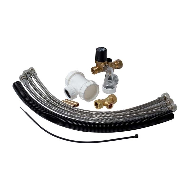 Elektrische Boiler Aansluitset 12mm voor Plieger en Inventum Boilers