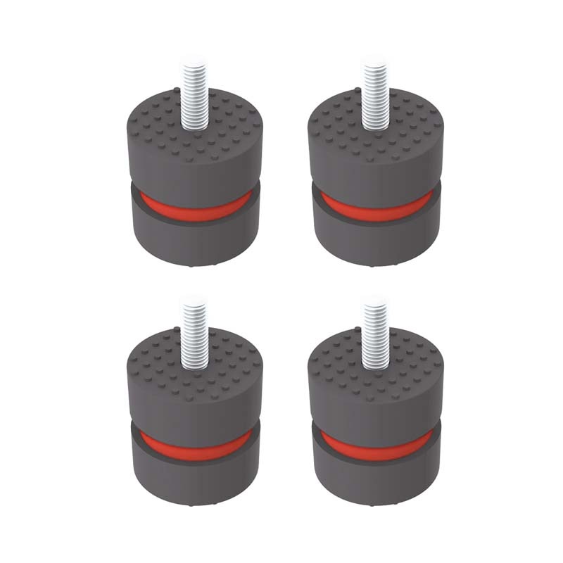 Elastische TPE Trillingsdempers • Set van 4 stuks • 100-350 kg