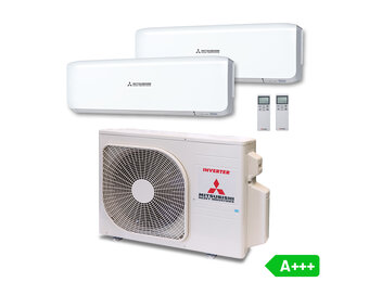 Multisplit Airco Set voor 2 ruimtes | totaal 115m³ | Buitenunit 4,0kW (SCM40)