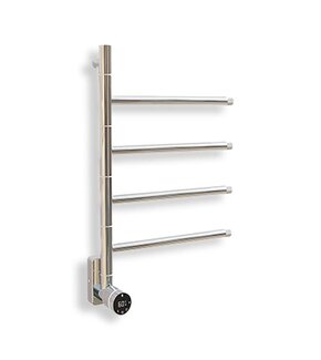 Elektrische Badkamer Radiator Phoenix 60Watt met Thermostaat - Chroom