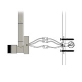 Elektrische Badkamer Radiator Phoenix 60Watt met Thermostaat - Gun Metal