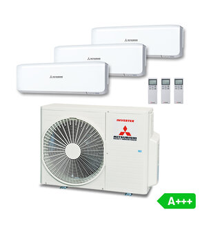 Multisplit Airco Set voor 2-3 ruimtes | totaal 170m³ | Buitenunit 6,0kW (SCM60)