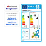 Multisplit Airco Set voor 2-3 ruimtes | totaal 170m³ | Buitenunit 6,0kW (SCM60)