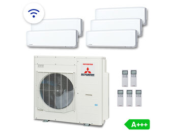Multisplit Airco Set +Wifi voor 2-5 ruimtes | totaal 285m³ | Buitenunit 10,0kW (SCM100)