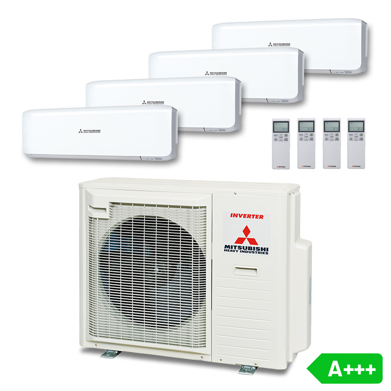 "Stel zelf samen" Multisplit Airco Set voor 4 ruimtes | Maak uw eigen combinatie