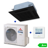 Mitsubishi FDT71VH Singlesplit Airco 7,1kW Cassette 90x90cm met Hyper-Inverter