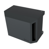 Airco Omkasting Aluminium Antraciet Large Wandmontage Laag