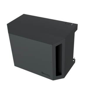 Airco Omkasting Aluminium Antraciet Large Wandmontage Laag