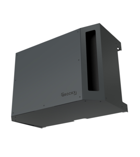 Airco Omkasting Aluminium Antraciet Large Wandmontage Hoog