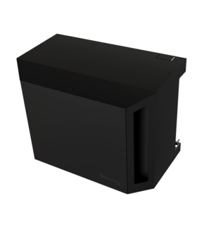 Airco Omkasting Aluminium Zwart Large Wandmontage Laag