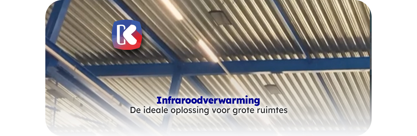 Grote ruimtes effectief verwarmen? Kies voor infrarood