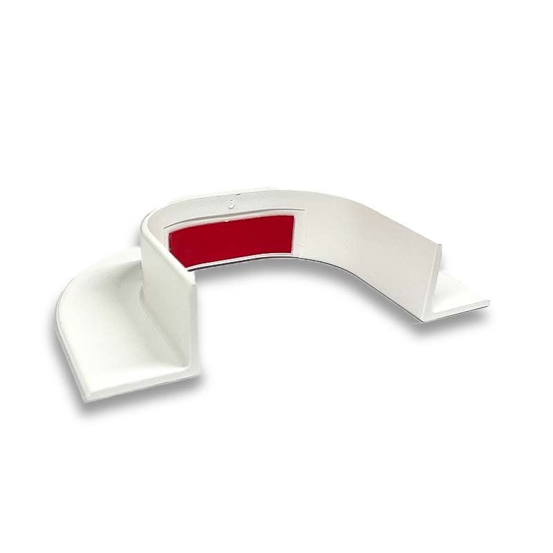 Plafond-Muurrozet PVC Wit