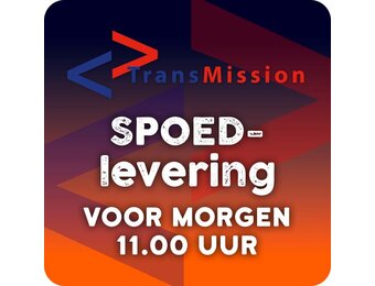 Spoedlevering vóór 11.00 uur
