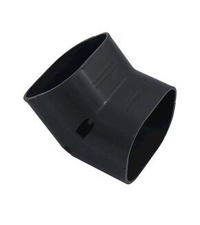 Bocht 45° Stijgend PVC Antraciet Inaba Denko SCF-77-A 75 mm