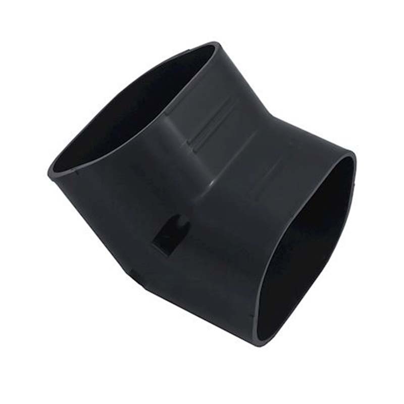 Bocht 45° Stijgend PVC Antraciet Inaba Denko SCF-77-A 75 mm