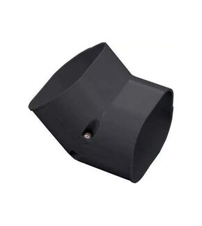 Bocht 45° Stijgend PVC Zwart Inaba Denko SCF-77-K 75 mm