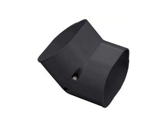 Bocht 45° Stijgend PVC Zwart Inaba Denko SCF-77-K 75 mm