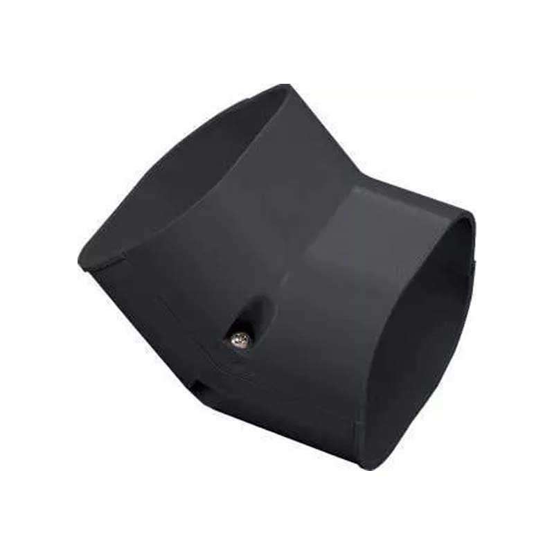 Bocht 45° Stijgend PVC Zwart Inaba Denko SCF-77-K 75 mm