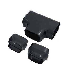 T-Stuk PVC Antraciet Inaba Denko ST-77-A 75 mm