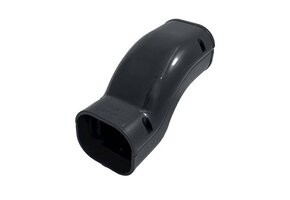 Sprongbocht PVC Antraciet Inaba Denko SIF-77-A 75 mm