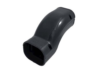 Sprongbocht PVC Antraciet Inaba Denko SIF-77-A 75 mm