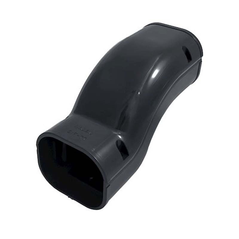 Sprongbocht PVC Antraciet Inaba Denko SIF-77-A 75 mm