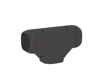 T-Stuk PVC Zwart Inoac NT-75BK 75 mm