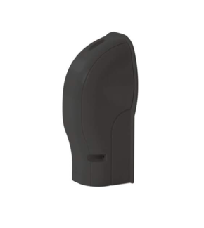 Muurafdekkap PVC Zwart Inoac NW-75BK 75 mm