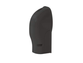 Muurafdekkap PVC Zwart Inoac NW-75BK 75 mm