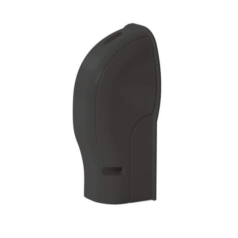 Muurafdekkap PVC Zwart Inoac NW-75BK 75 mm