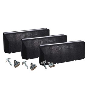 Warmtepomp Opstelbalken Voeten Set van 3 stuks 60cm Extra Hoog