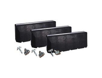 Warmtepomp Opstelbalken Voeten Set van 3 stuks 60cm Extra Hoog