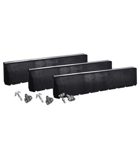 Warmtepomp Opstelbalken Voeten Set van 3 stuks 100cm Extra Hoog