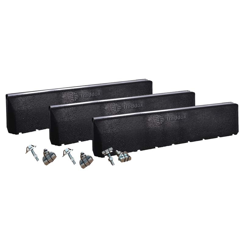 Warmtepomp Opstelbalken Voeten Set van 3 stuks 100cm Extra Hoog