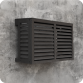 WAC100 Airco Omkasting Houtcomposiet Grijs S