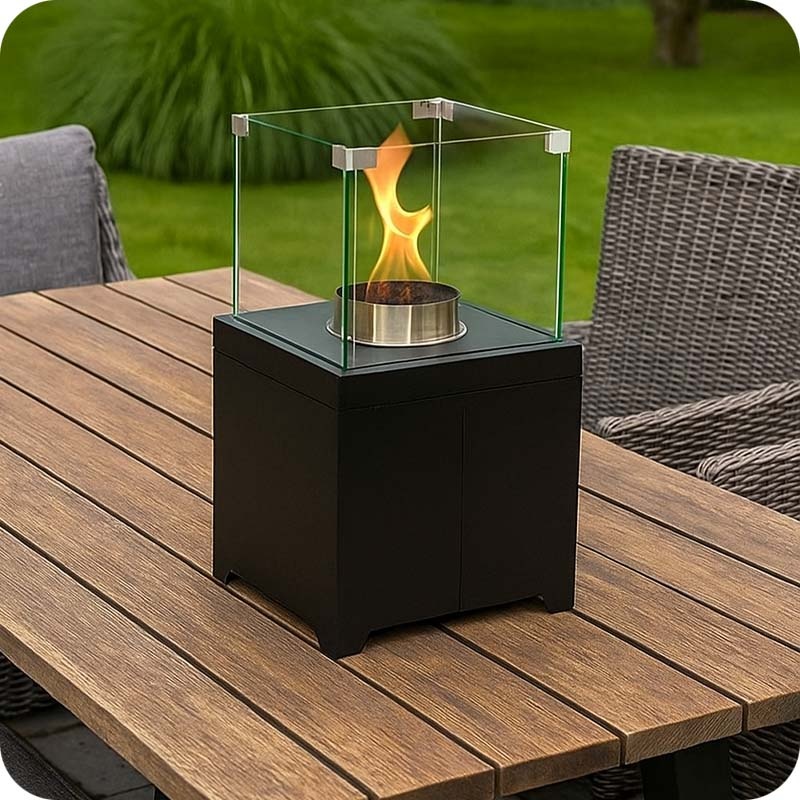 Terrasverwarmer Tafelmodel op Houtpellets BPH-Q