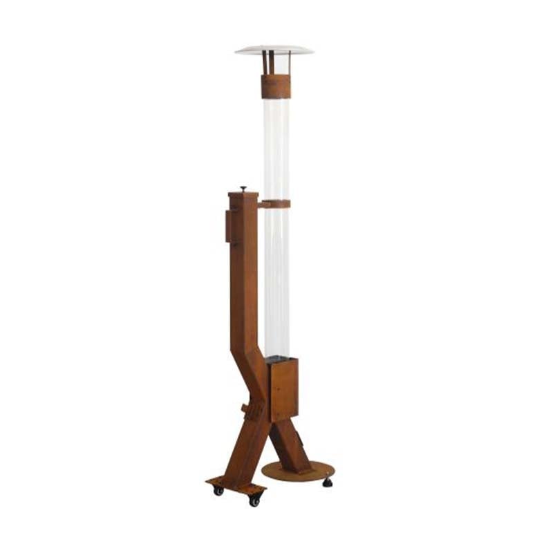 Terrasverwarmer Rocket Heater op Houtpellets BPH-R100-TC