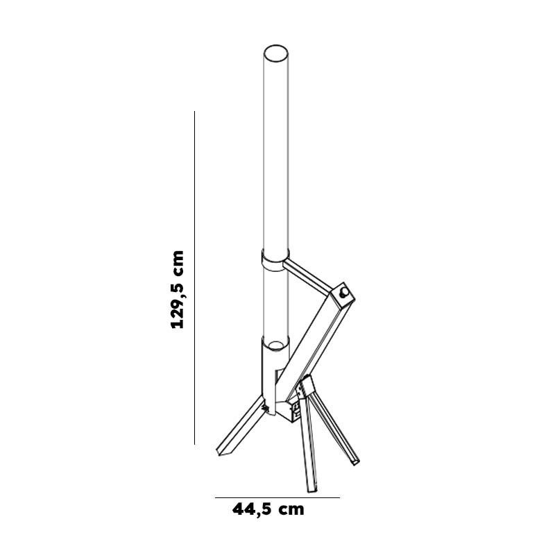 Terrasverwarmer Lounge Heater op Houtpellets BPH-R80