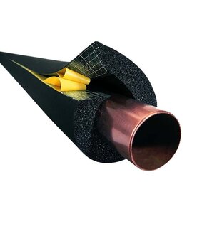 Airco Koelleiding Isolatie Zelfklevend - tot Ø 1/2″ (voor buis max. Ø 15mm)