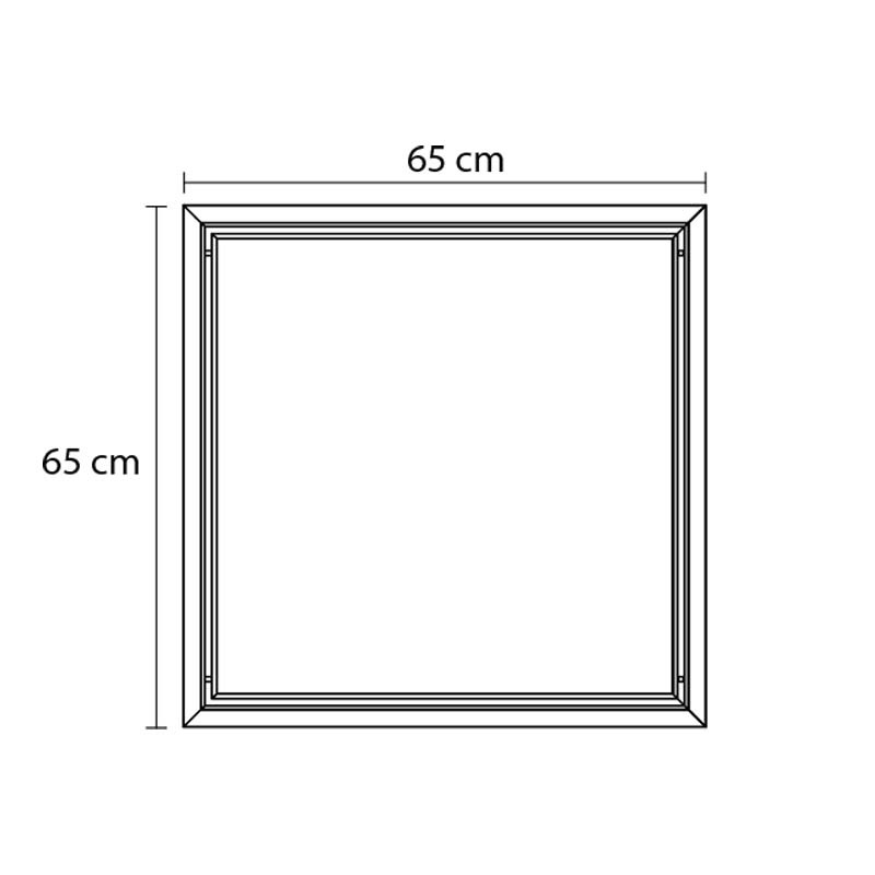 Infrarood Verwarmingspaneel 60x60cm LED Frame