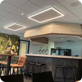 Infrarood Verwarmingspaneel 60x60cm LED Frame