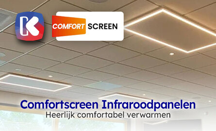 Comfortscreens: stijlvolle en energiezuinige infraroodverwarming van Comfort Heating