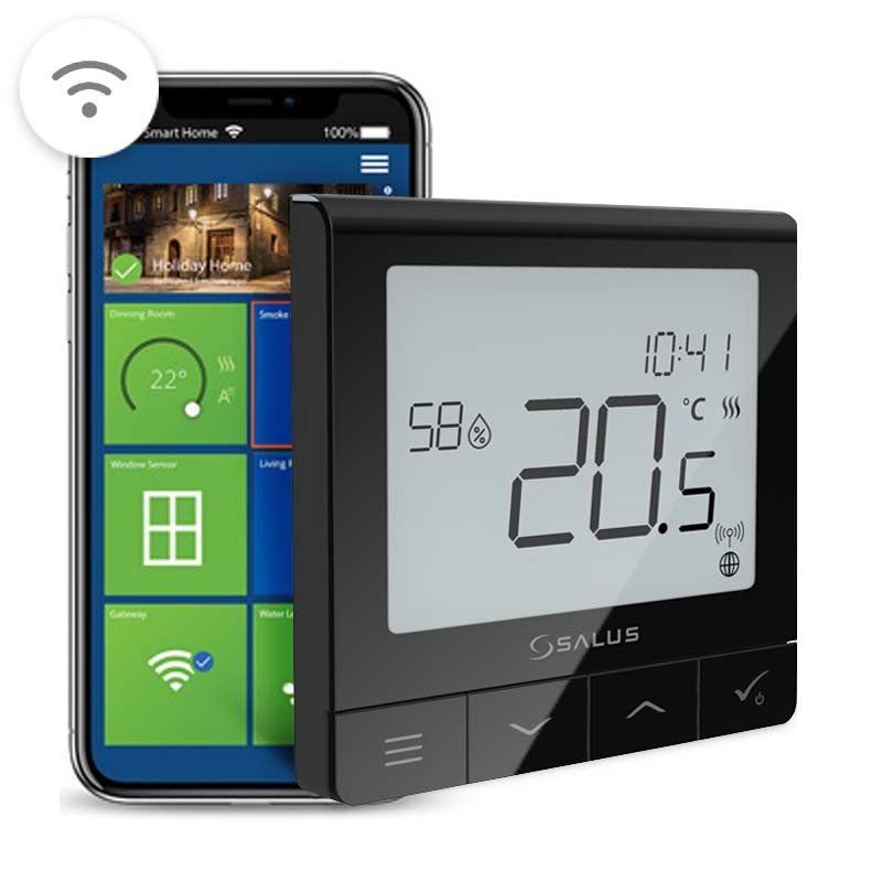 Salus SQ610B Quantum Smart Home Wifi 230V Thermostaat