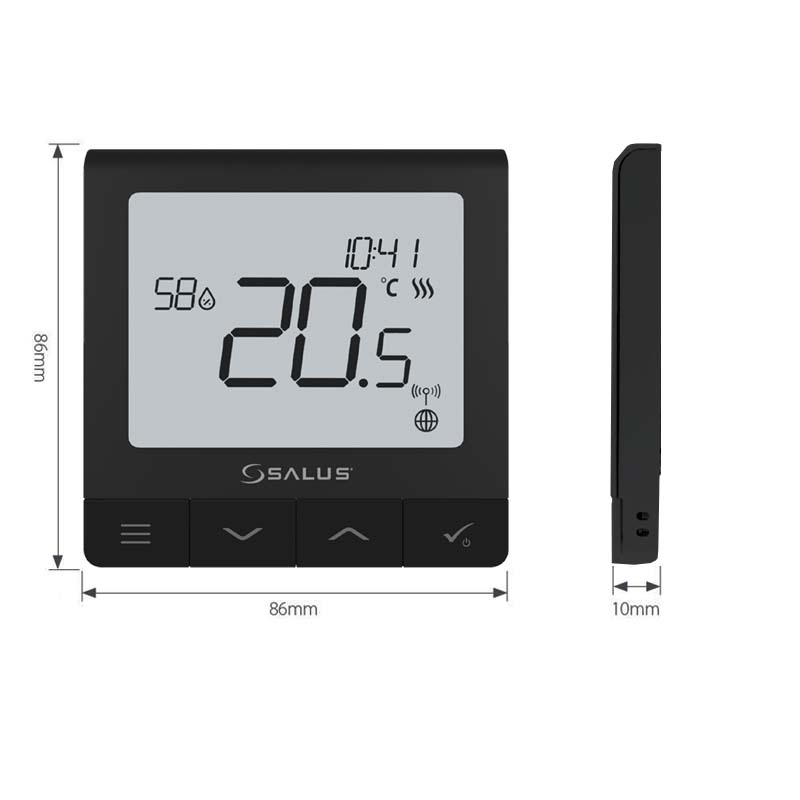 Salus SQ610BRF Quantum Smart Home Wifi Draadloze Thermostaat
