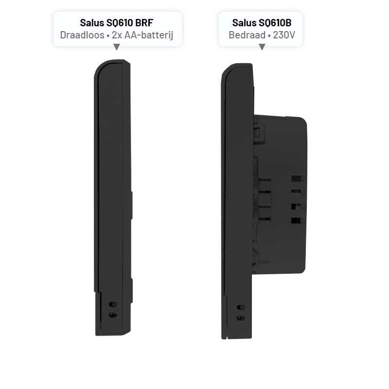 Salus SQ610B Quantum Smart Home Wifi 230V Thermostaat