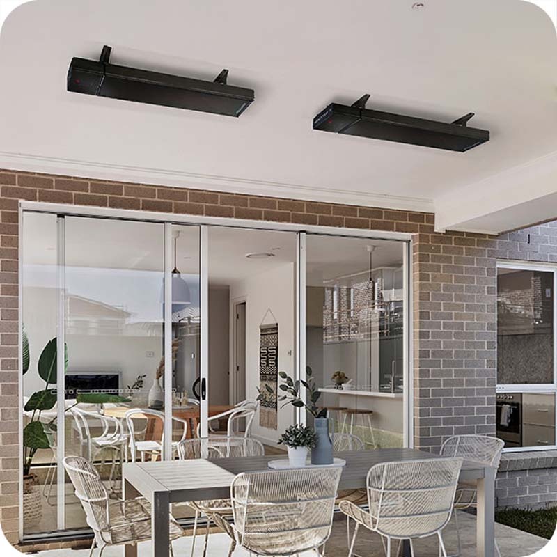 Heatstrip 2400 Watt Infrarood Terrasverwarming +Afstandsbediening +App