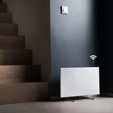 (13) Tweedekans - Elektrische Wandradiator Adax Neo Hoog +Wifi - 400 Watt - Kleur Grijs