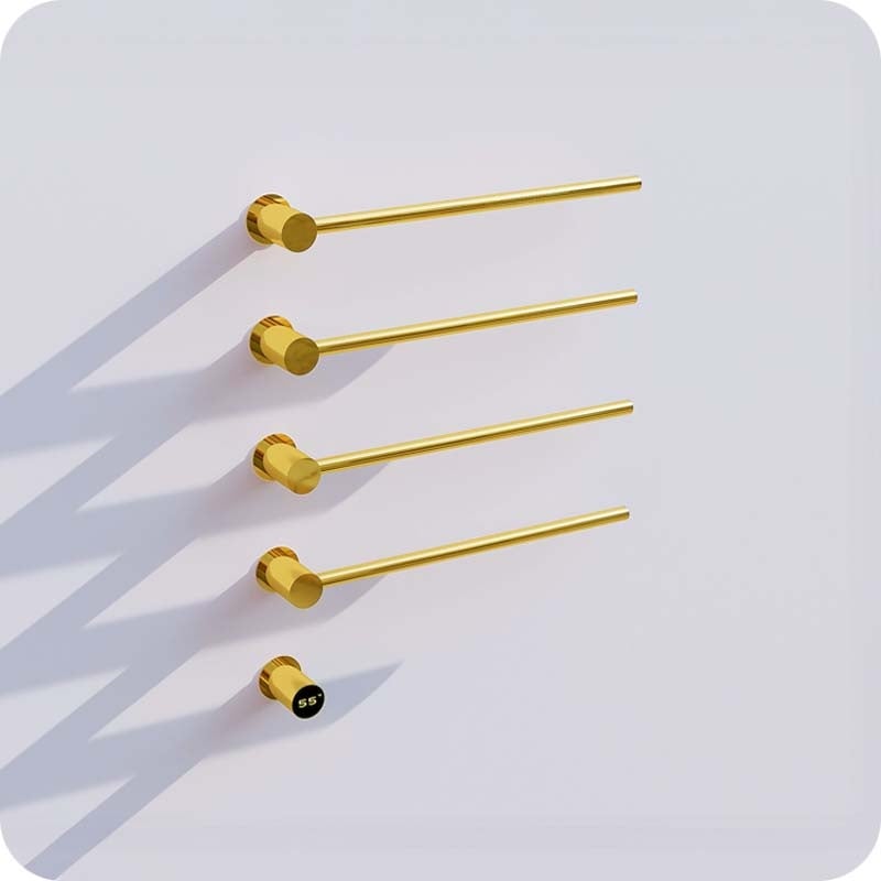 Tweedekans - Elektrische Badkamer Radiator Aethon 30Watt met Thermostaat - Goud